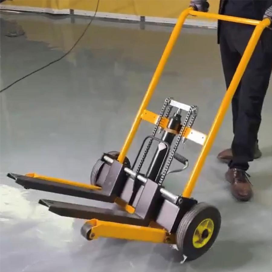 ONE STEP ハンドフォークリフト 200kg 折りたたみ 昇降 フォーク 油圧