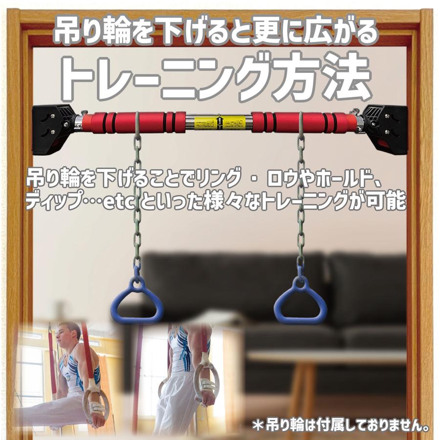 懸垂バー 壁付け 耐荷重200kg 突っ張り棒 ドアジム 懸垂棒 ぶら下がり 家庭用 工具不要 筋力トレーニング 腹筋 背筋 TOP FILM | TOP FILM | 10