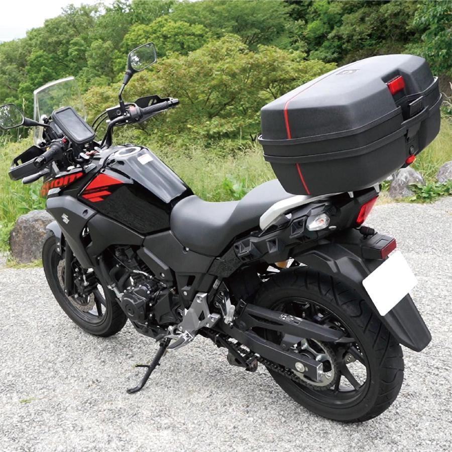 ONE STEP リアボックス バイク 45l 背もたれ トップケース ABS 軽量