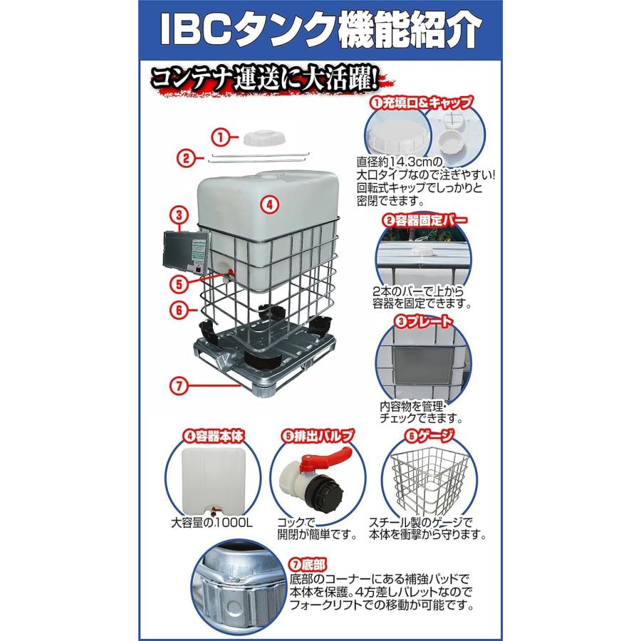 ONE STEP 貯水タンク 業務用 1000L 水タンク 雨水タンク 大型 大型