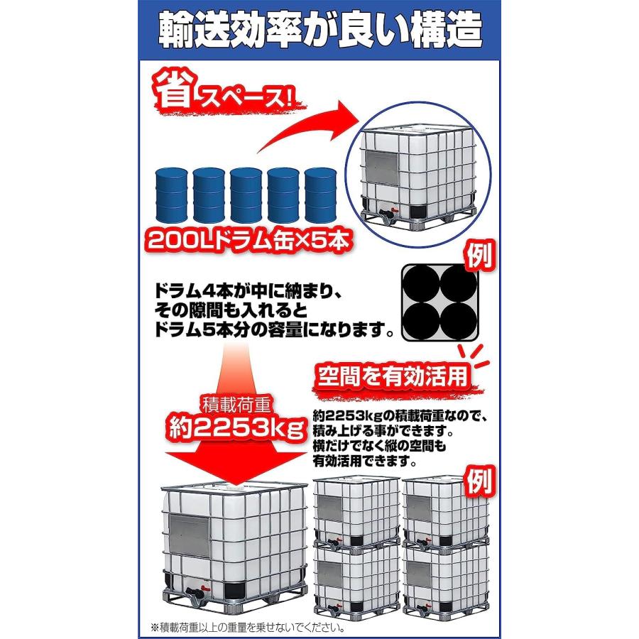 ONE STEP 貯水タンク 業務用 1000L 水タンク 雨水タンク 大型 大型