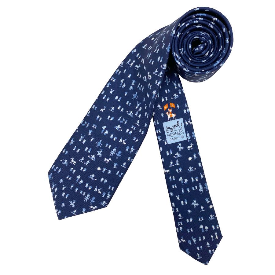 HERMES（エルメス） 【新品】エルメス ネクタイ シルクツイルタイ7cm