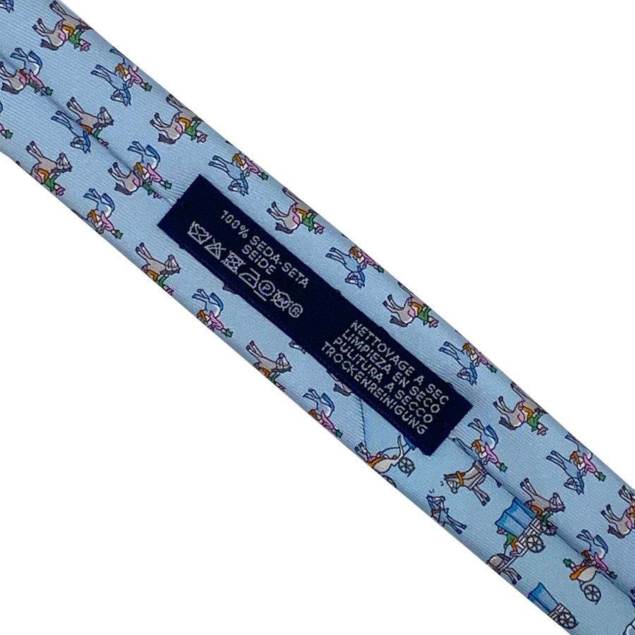 HERMES（エルメス） 【新品】 ネクタイ シルクツイルタイ 7CM《24