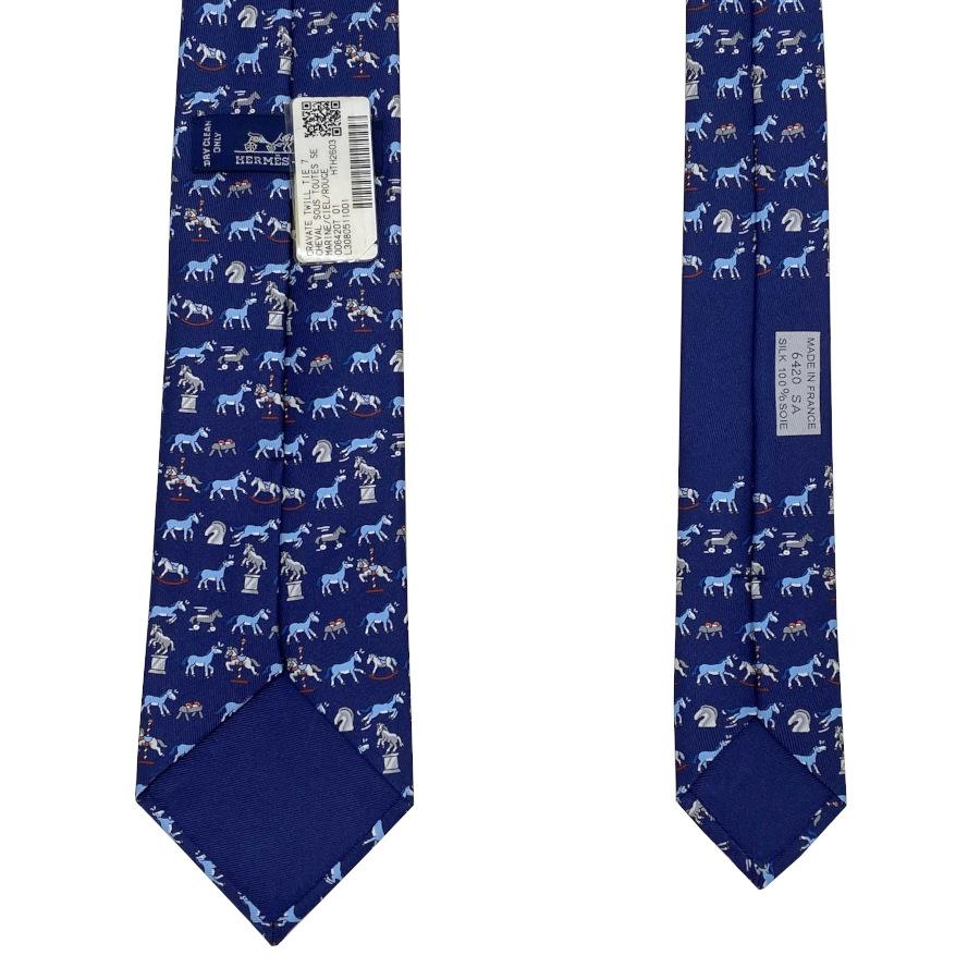 HERMES（エルメス） 【新品】エルメス ネクタイ シルクツイルタイ 7cm
