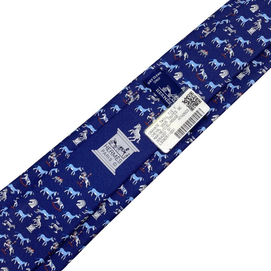 HERMES（エルメス） 【新品】エルメス ネクタイ シルクツイルタイ 7cm