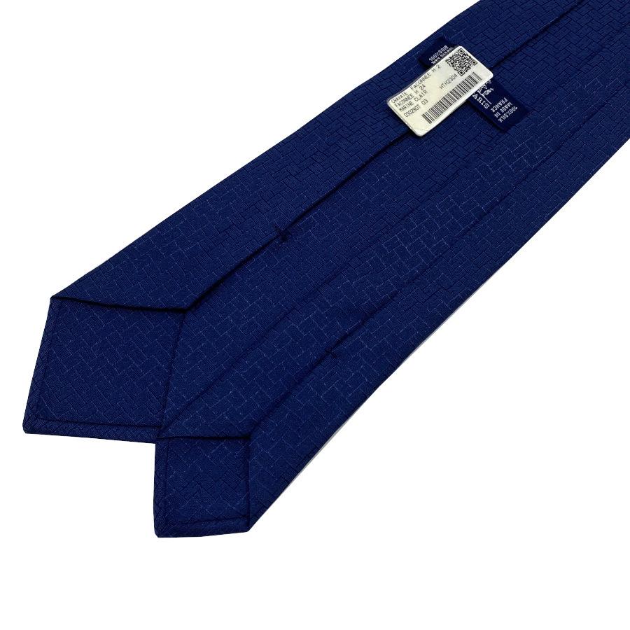 HERMES エルメス　ネクタイ　ファソネ　H柄　ブルー　箱付　極美品 楽天市場】【新品】エルメス HERMES ネクタイ H織りタイ 7CM