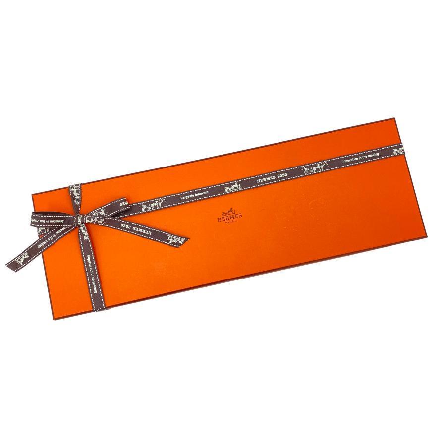 エルメス　ネクタイ　オレンジ　H柄 ファソネ HERMES 【新品】エルメス ネクタイ 《 ファソネH 》 7cm H織り