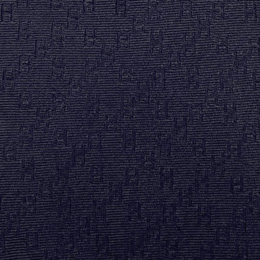 HERMES　エルメス　ネクタイ　ファソネ　H柄　H織　ブラック　ダークネイビー HERMES（エルメス） 国内完売商品【新品】エルメス ネクタイ H織りタイ