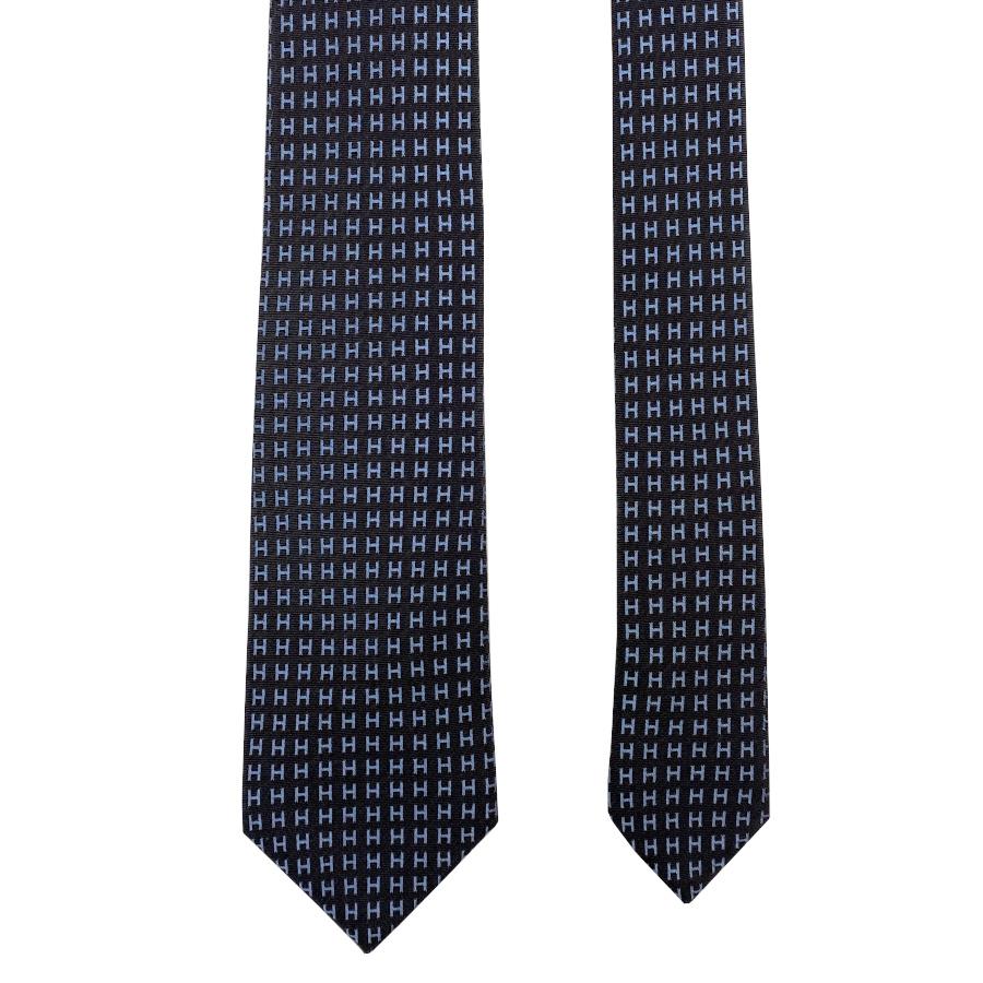 HERMES（エルメス） 【新品】エルメス ネクタイ H織りタイ バイカラー