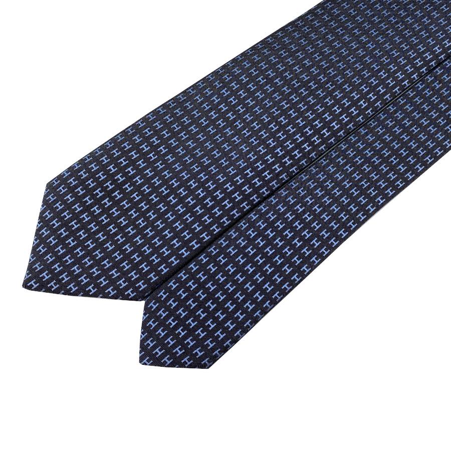 HERMES 【新品】エルメス ネクタイ H織りタイ バイカラー