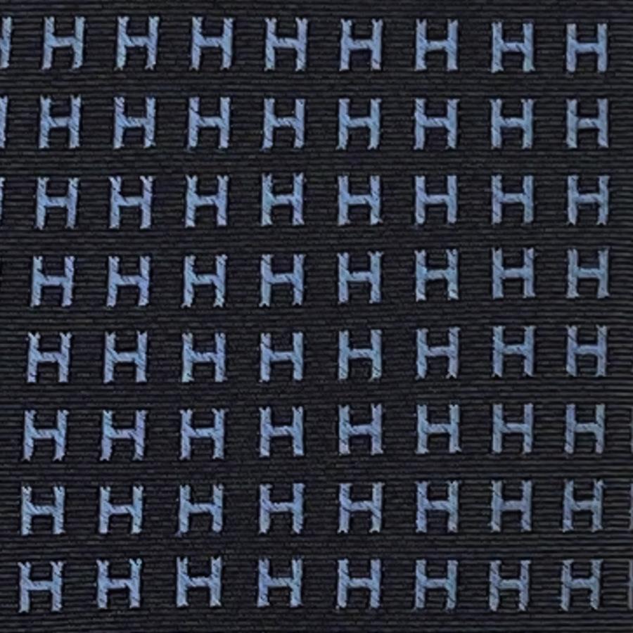 HERMES 【新品】エルメス ネクタイ H織りタイ バイカラー