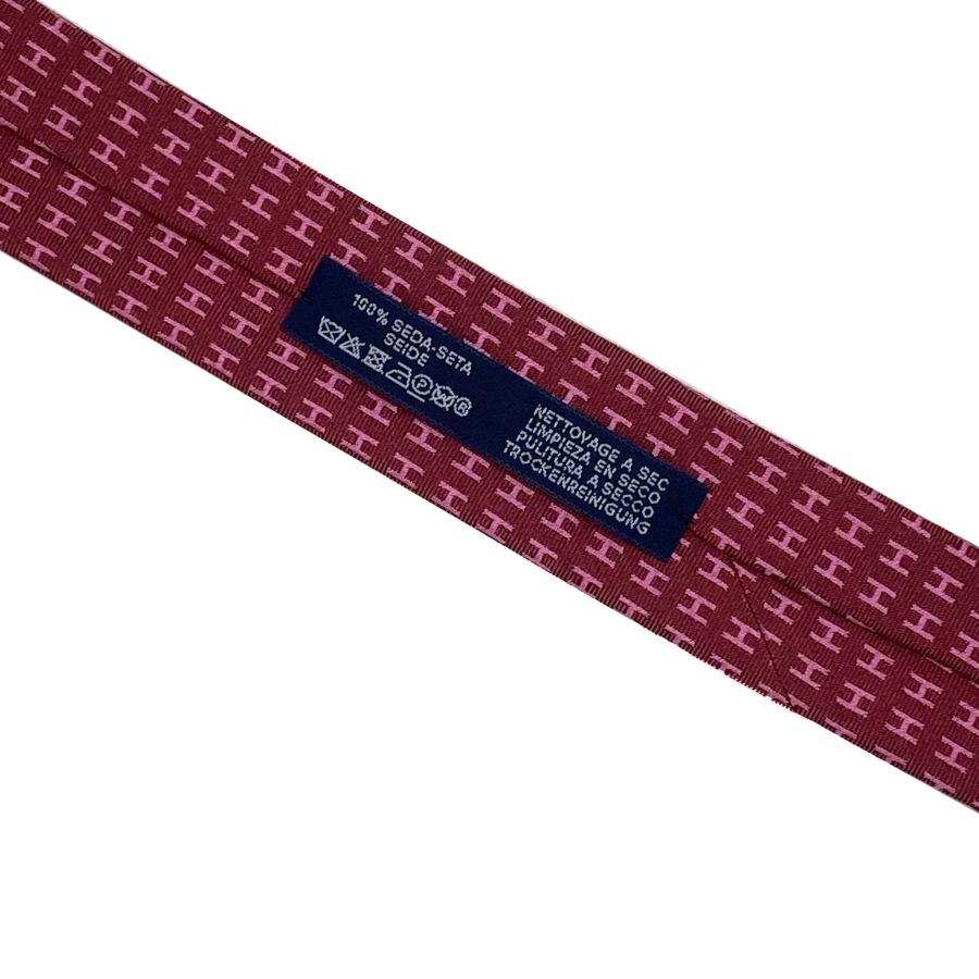 HERMES 【新品】エルメス ネクタイ H織りタイ バイカラー