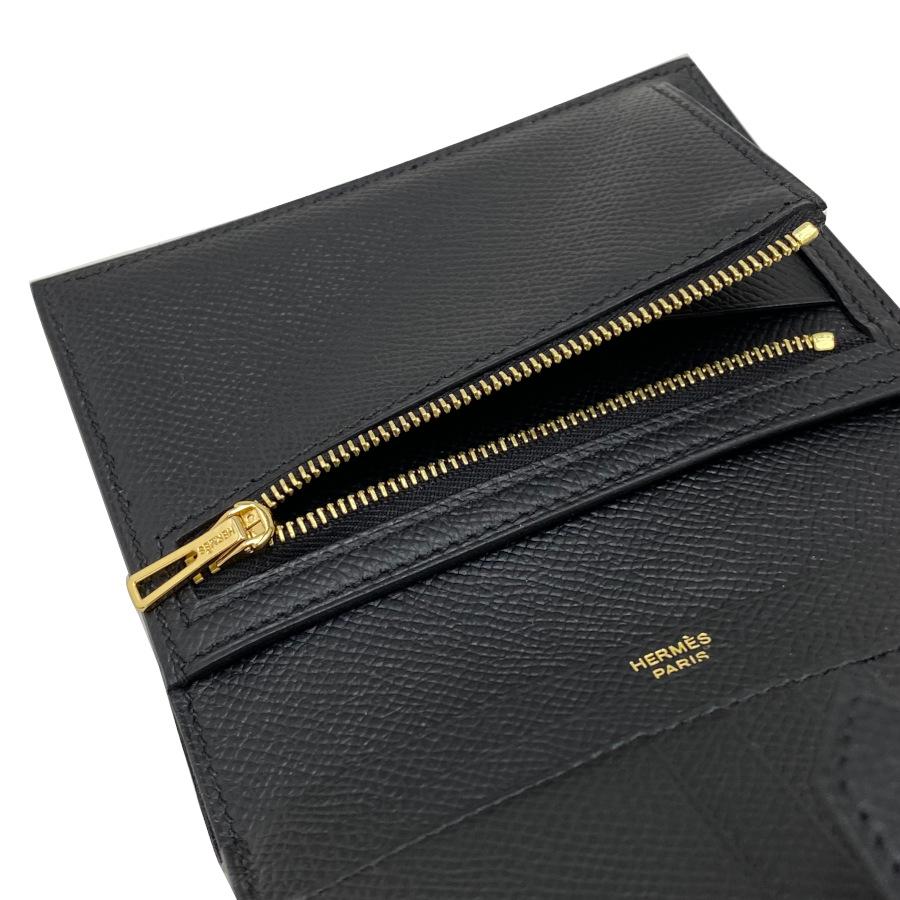 HERMES 【新品】W刻印（2024年製造）エルメス 財布 ベアン