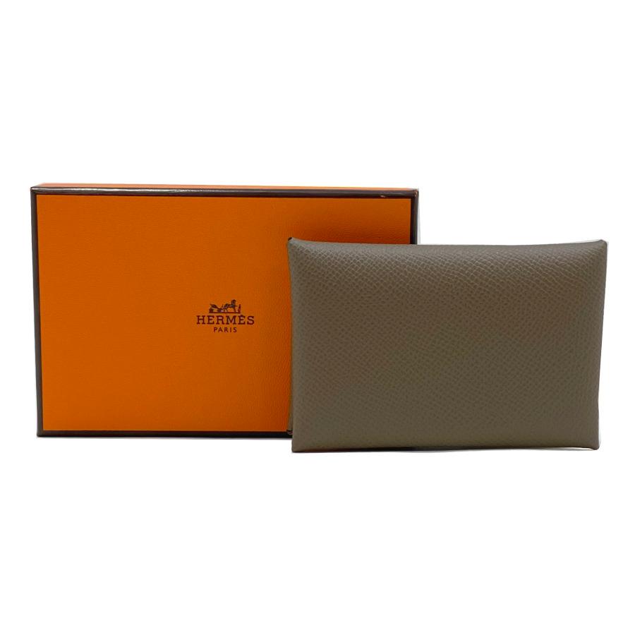 【最高級美品】エルメス カルヴィ カードケース 名刺入れ エトゥープ 刻印：U 楽天市場】【新品】W刻印（2024年製造）エルメス HERMES