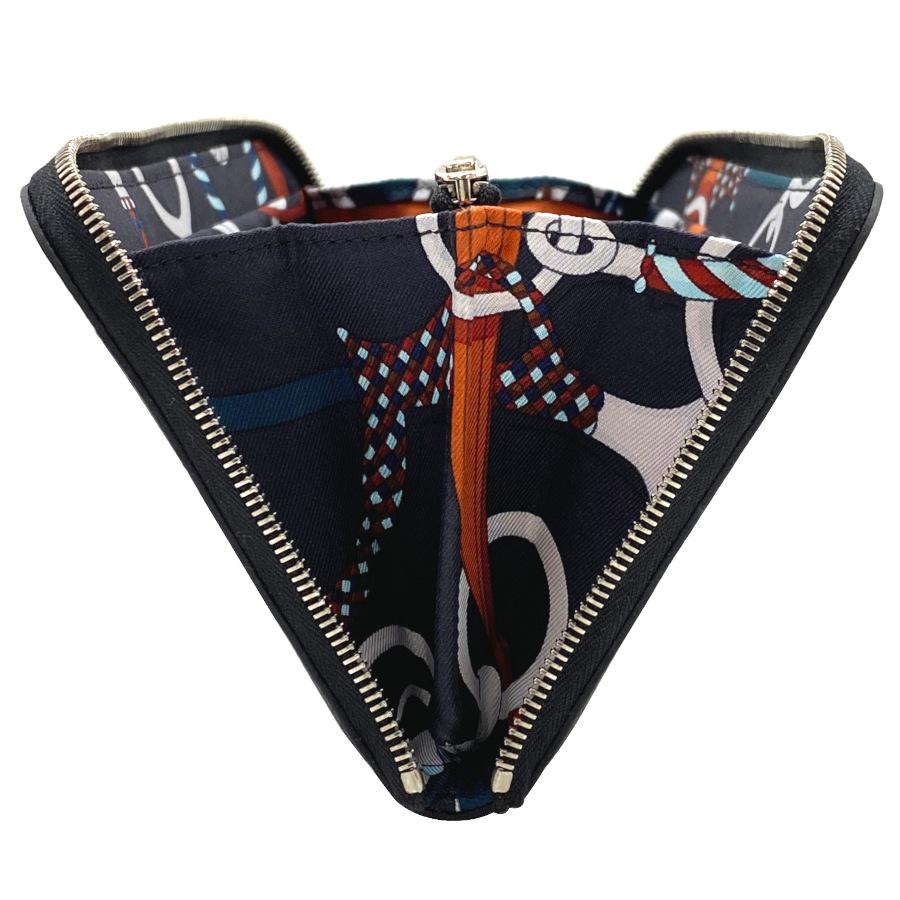 エルメス アザップ ロング シルクイン ブラック ヴォーエプソン 長財布 エルメス アザップ シルクイン ロング ブラック/ カシス ヴォー