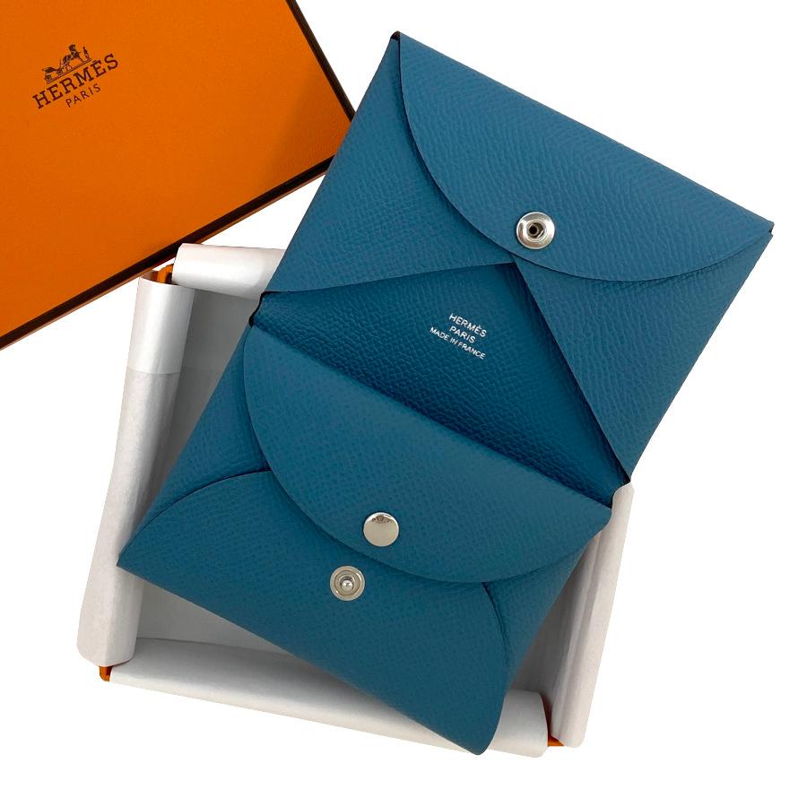 HERMES（エルメス） 【新品】HERMES カルヴィ デュオ エプソン レザー