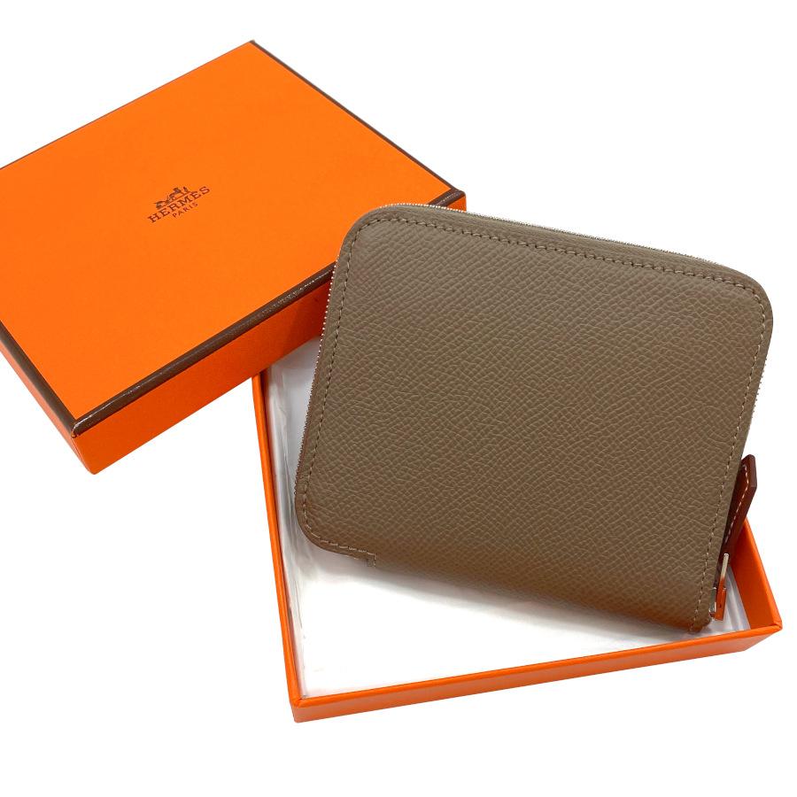 HERMES 【新品】W刻印（2024年製造）エルメス ミニ財布 アザップ 