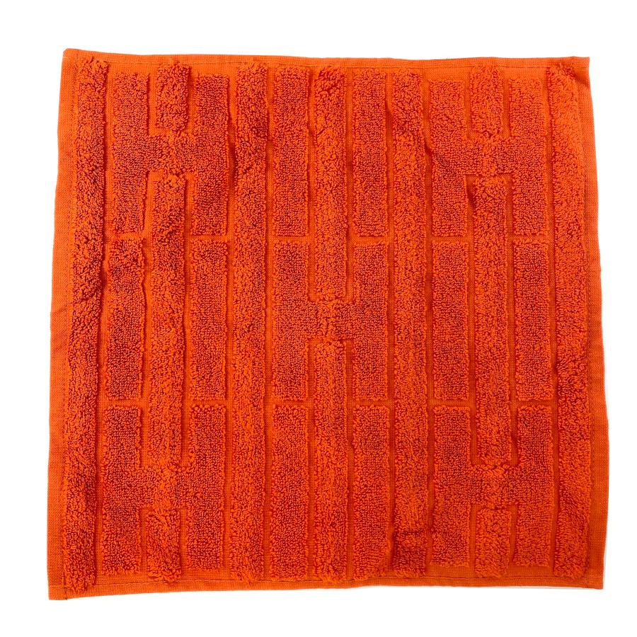 エルメス　ハンドタオル　オレンジ色 HERMES（エルメス） 【新品】エルメス ハンドタオル カレタオル