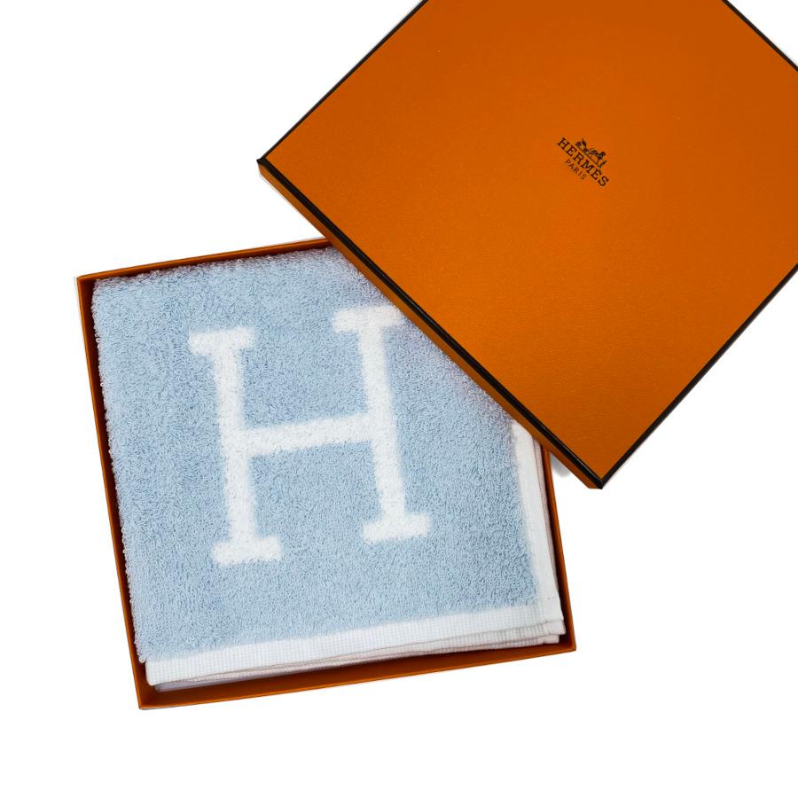 HERMES エルメス カレタオル アヴァロン コットン ブルー系