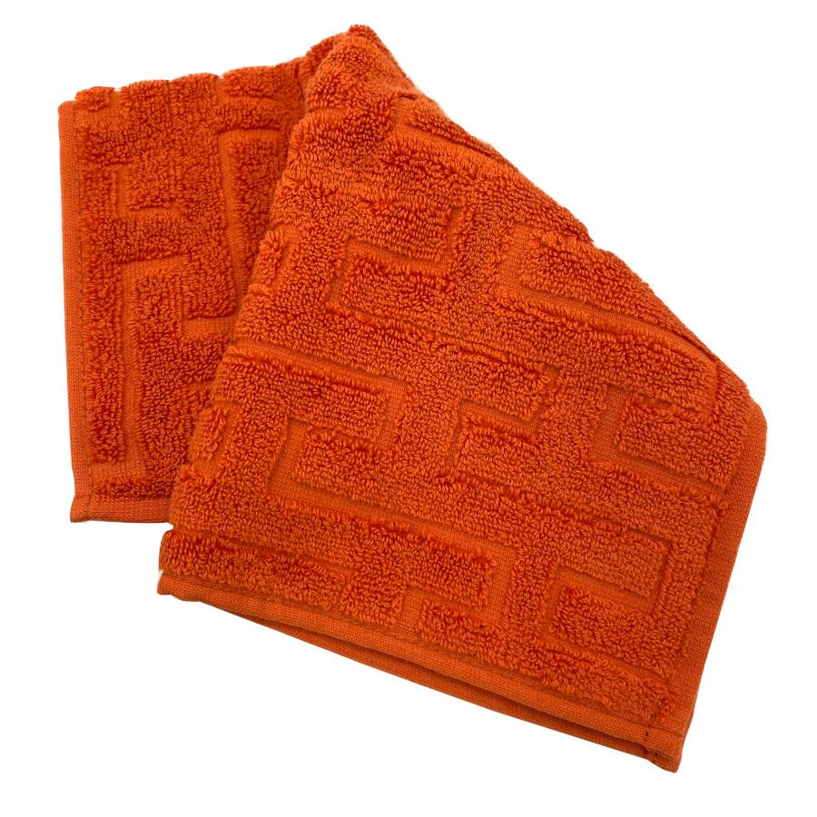 HERMES エルメス ハンドタオル ステアーズ コットン100% ピンク