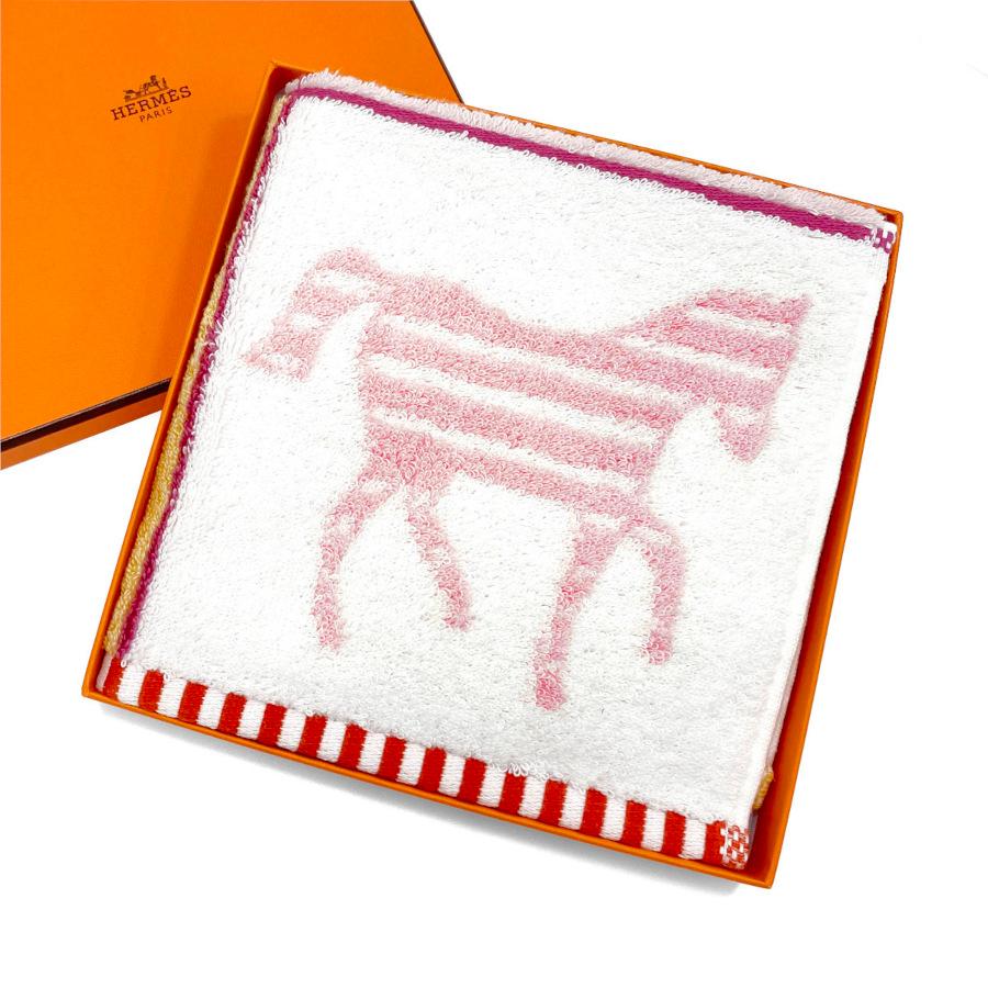 エルメス　馬　ハンカチタオル　カレ 楽天市場】【新品】エルメス HERMES ハンドタオル カレタオル