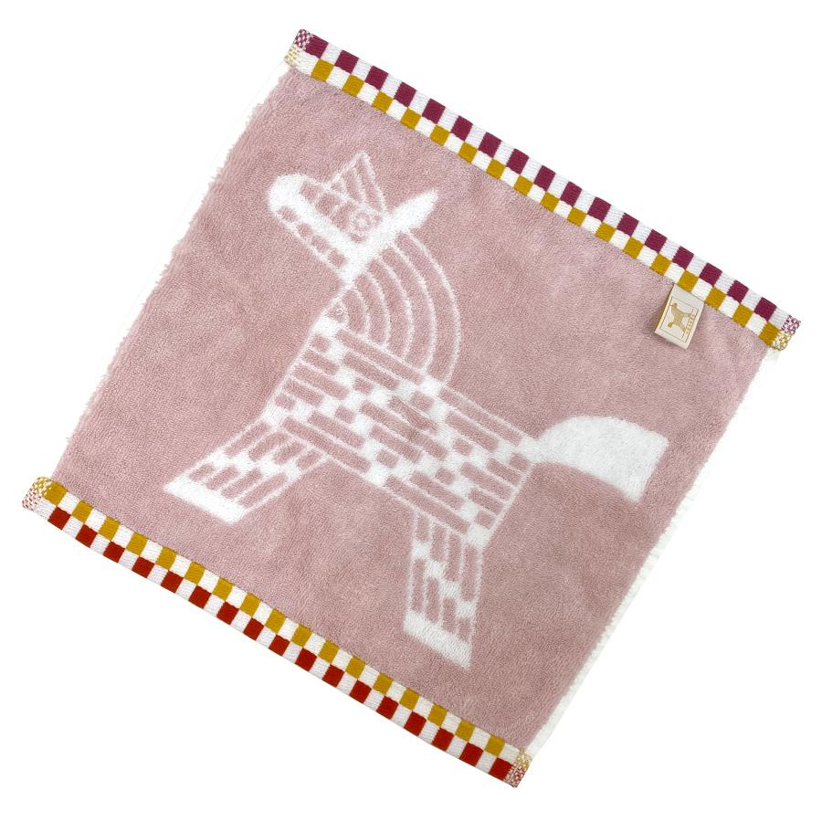 エルメス カレ・タオル ハンカチ(アニモー・ナッテ) HERMES（エルメス） 【新品】エルメス ハンドタオル カレ・タオル