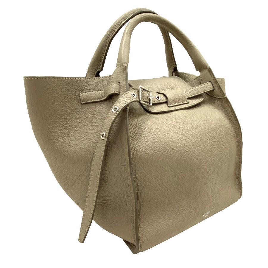 【展示品】セリーヌ CELINE ビッグバッグスモール ウィズ ロングストラップ グレインドカーフスキン ライトトープ ハンドバッグ ショルダーバッグ 189313A4U18LTの画像
