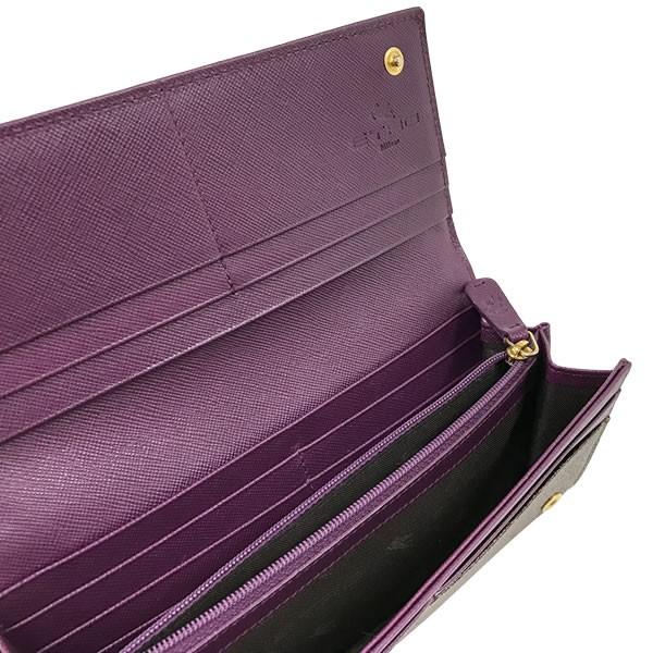 エトロ 長財布 ETRO 二つ折り財布 ペイズリー柄 パープル ブラウン 