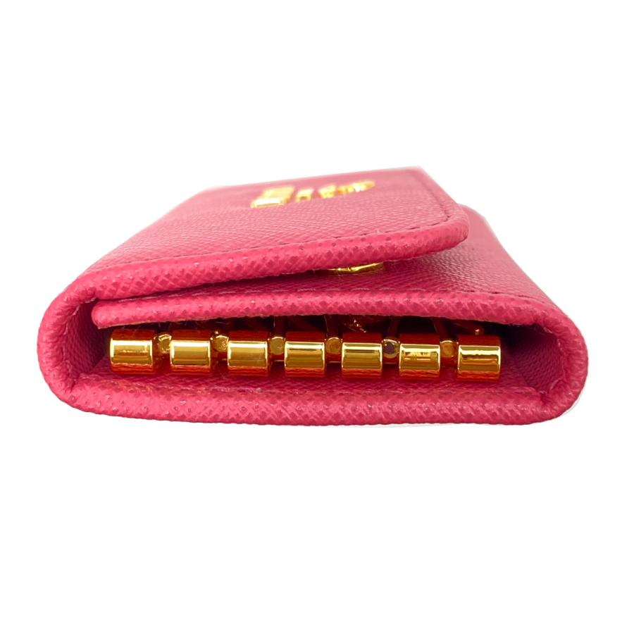 PRADA プラダ キーケース キーホルダー 6連 サフィアーノメタル PRADA プラダ キーケース キーホルダー 6連 サフィアーノメタル
