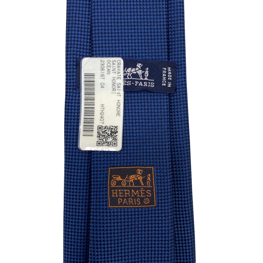 ꧁美品꧂ エルメス ネクタイ サントノーレ 無地 ソリッド ビジネス ネイビー 楽天市場】【新品】エルメス HERMES ネクタイ ツイルタイ 7cm