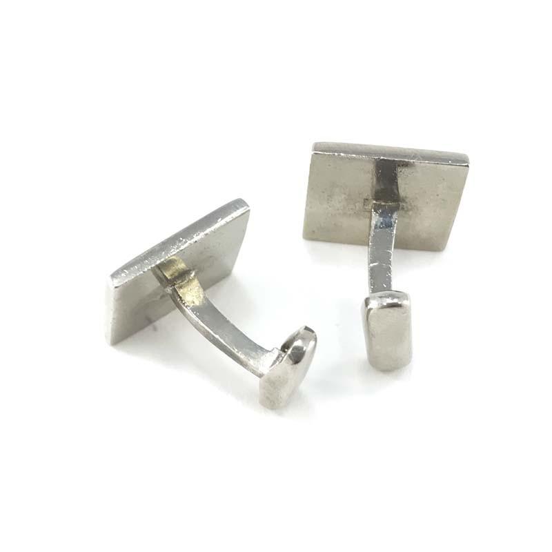 BVLGARI ブルガリ カフス シルバー 天然石 オニキス スクエア BVLGARI