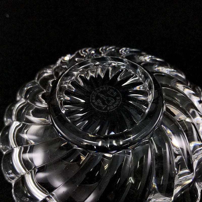 バカラ Baccarat 灰皿 アッシュトレイ ボリュート VOLUTE 8cm クリスタルガラス 1712520 美品 | バカラ | 04