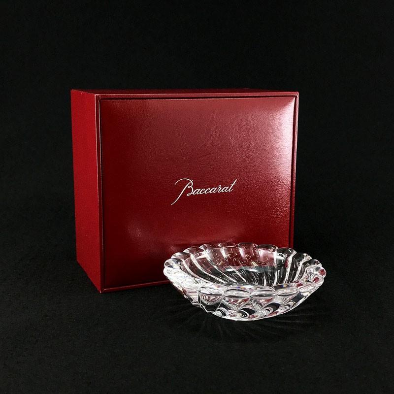 バカラ Baccarat 灰皿 アッシュトレイ ボリュート VOLUTE 8cm クリスタルガラス 1712520 美品 | バカラ