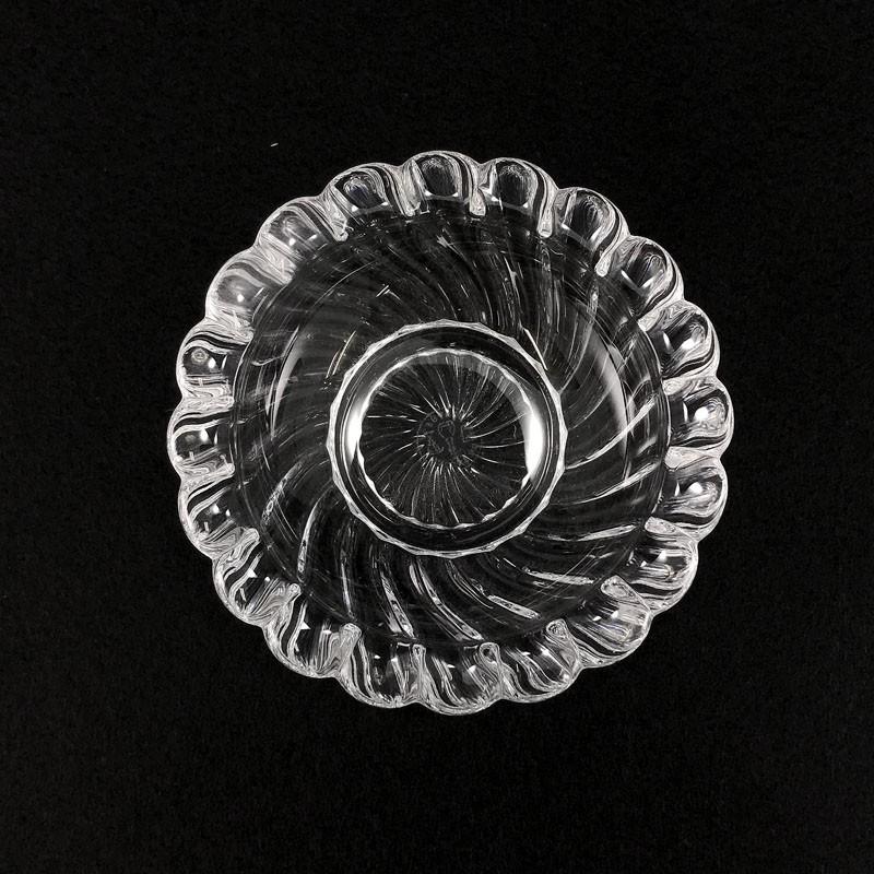 バカラ Baccarat 灰皿 アッシュトレイ ボリュート VOLUTE 8cm クリスタルガラス 1712520 美品 | バカラ | 03