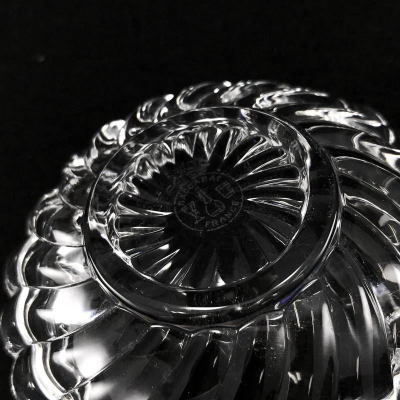 バカラ Baccarat 灰皿 アッシュトレイ ボリュート VOLUTE 8cm クリスタルガラス 1712520 美品 | バカラ | 05