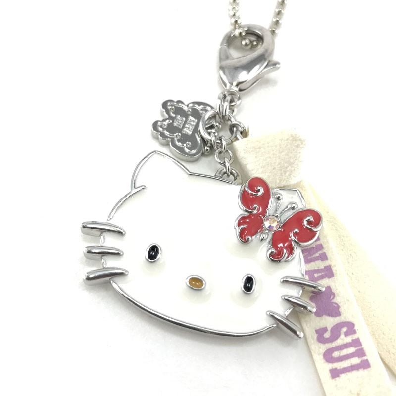 アナスイ チャーム Anna Sui バッグチャーム ハローキティ コラボ ラインストーン シルバー 限定 2h 2nd Hands 通販 Yahoo ショッピング