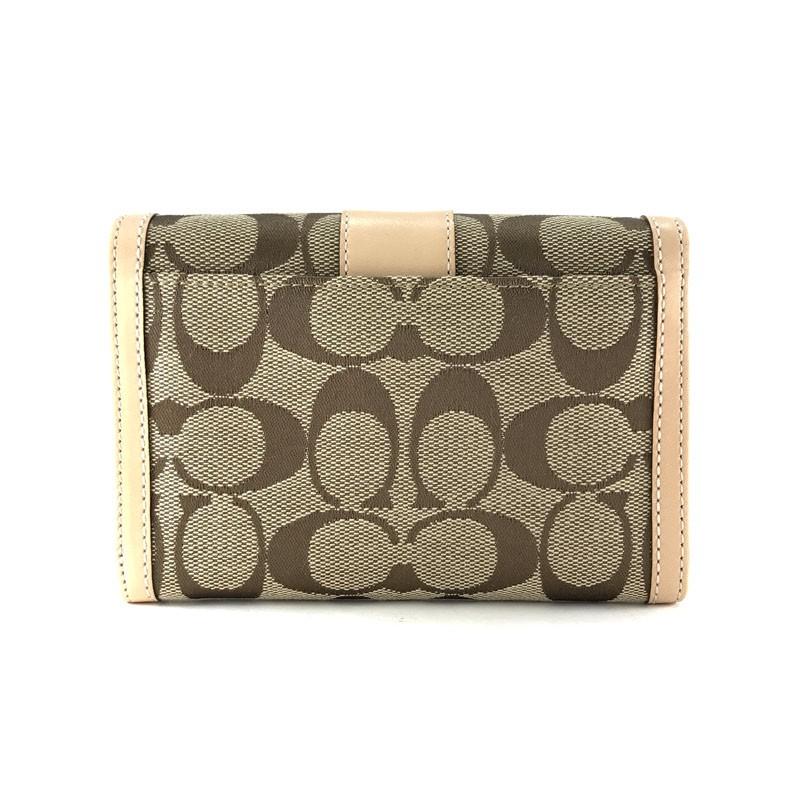 COACH（コーチ） 財布 二つ折り パーク シグネチャー キャンバス