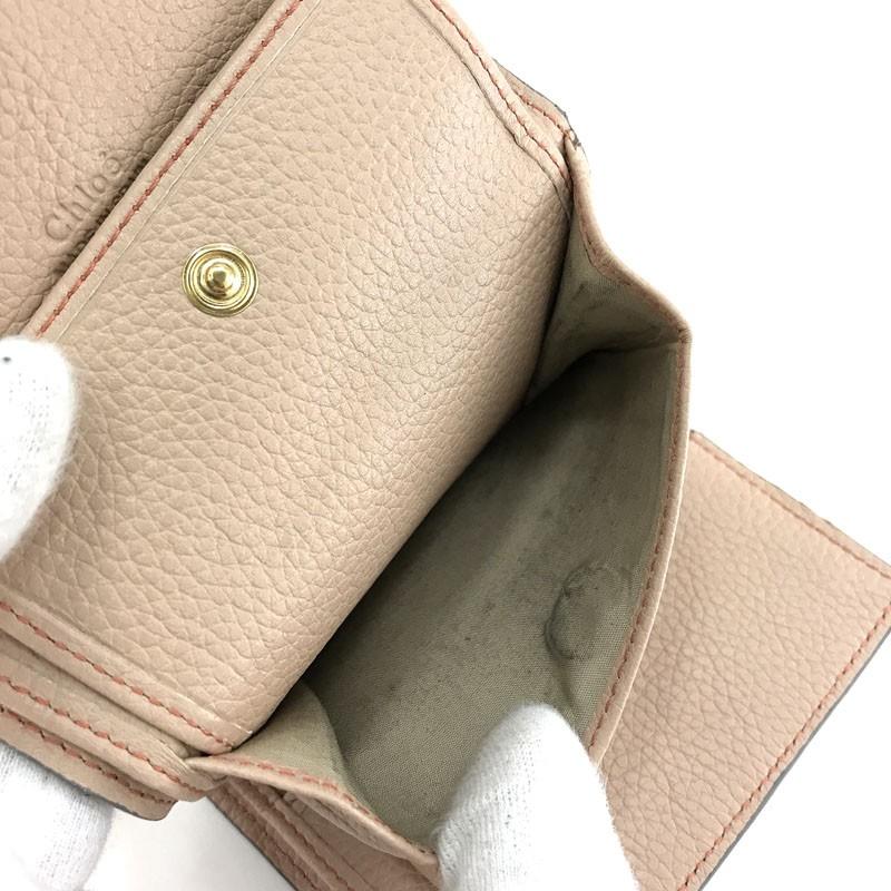 Chloé 三つ折り財布 オレンジ 【公式通販】