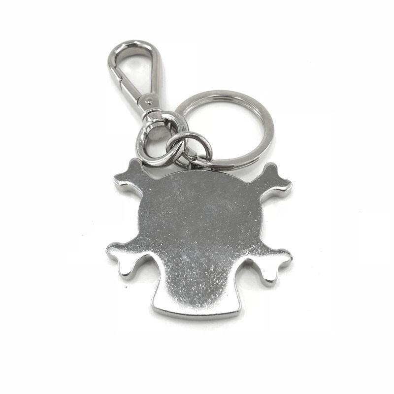 PRADA（プラダ） キーホルダー キーリング バッグチャーム スカル