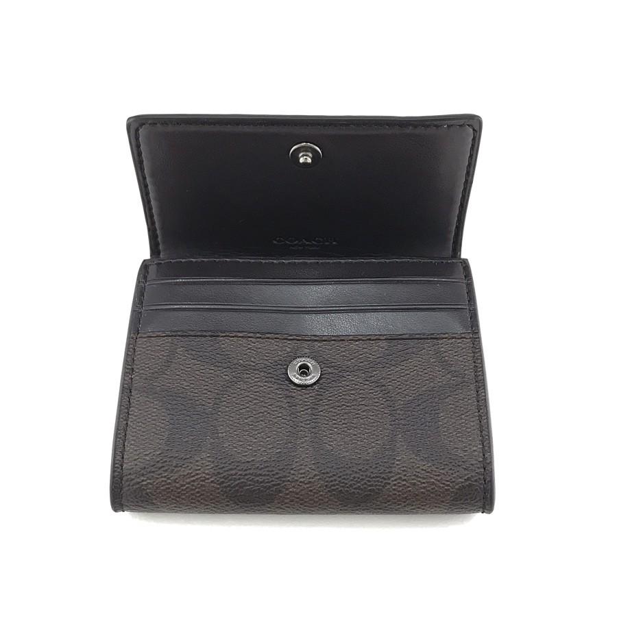 未使用品 COACH ケース 小銭入れ ブラック COACH（コーチ） アウトレット コインケース 小銭入れ シグネチャー