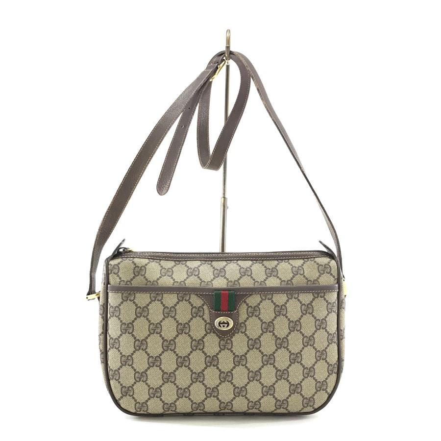 グッチ オールドグッチ OLD GUCCI バッグ ショルダーバッグ シェリー PVC レザー ベージュ 89.02.077 : 2h002924 :  2nd HANDS - 通販 - Yahoo!ショッピング