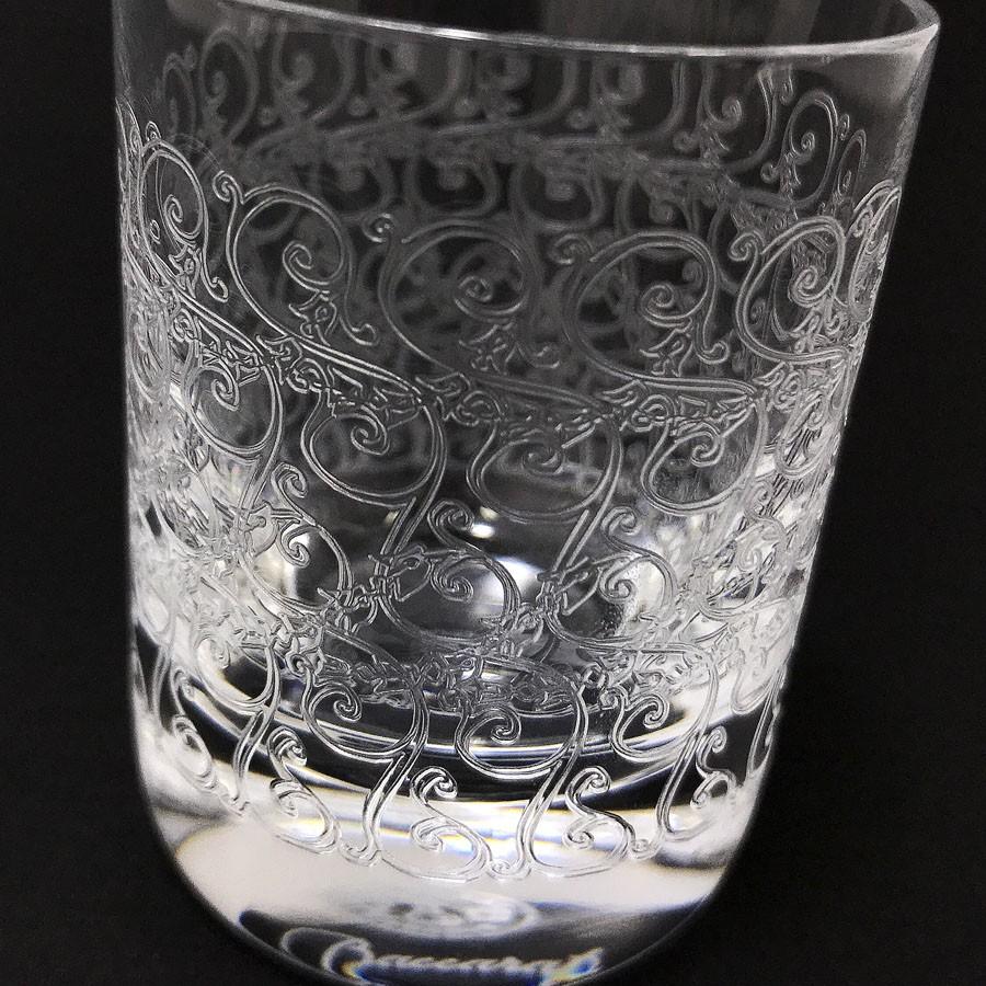 バカラ Baccarat ショットグラス ローハン ROHAN ペア 蔓草模様 