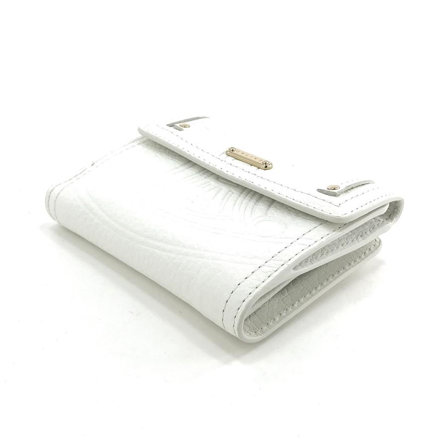 CELINE セリーヌ　マカダム柄　Wホック　二つ折り財布　アイボリー CELINE セリーヌ マカダム柄 Wホック 二つ折り財布 アイボリー