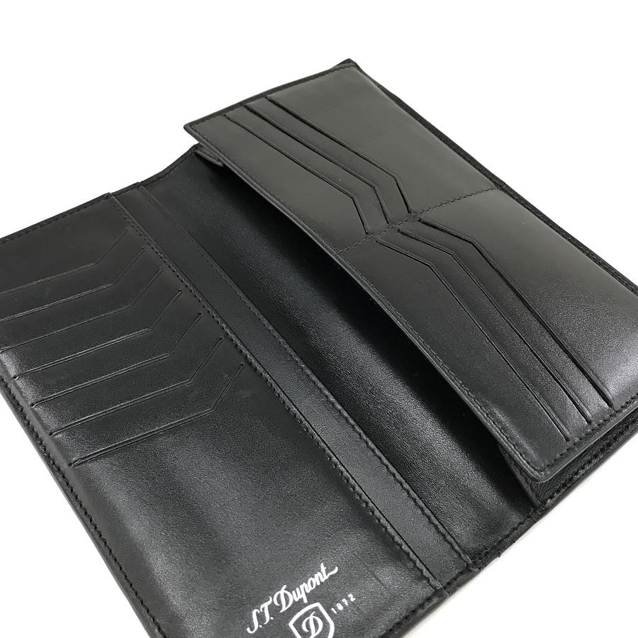 S.T.DUPONT（エス・テー・デュポン） 長財布 小銭入れなし フラット
