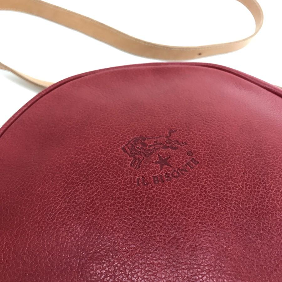 美品　イルビゾンテ　赤 ショルダーバッグ イル ビゾンテ IL BISONTE バッグ （レッド） -ファッション通販