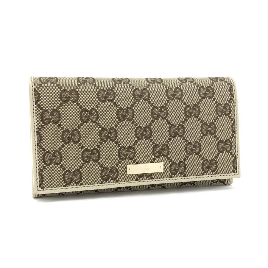 GGキャンバス グッチ GUCCI 長財布 二つ折り フラップ METAL BAR GGキャンバス グッチ GUCCI 長財布 二つ折り フラップ METAL BAR