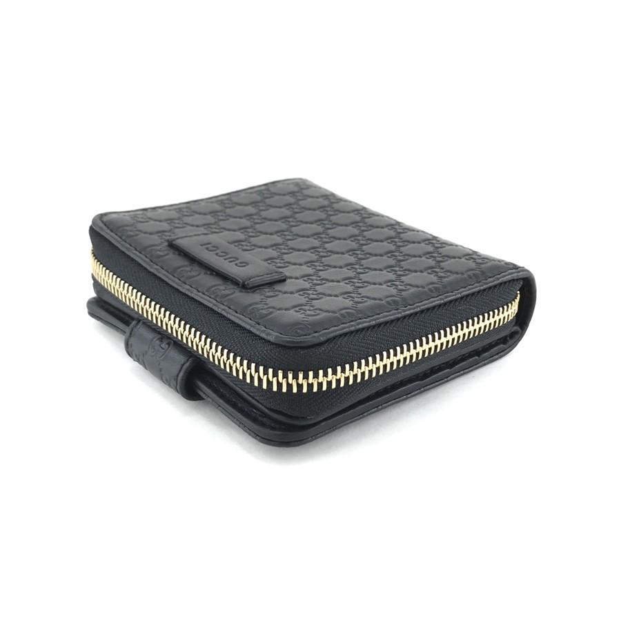 グッチシマ グッチ GUCCI 財布 二つ折り アウトレット マイクロ レザー