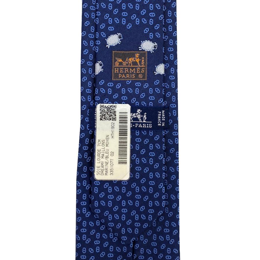 HERMES（エルメス） 【新品】エルメス ネクタイ シルクツイルタイ 7cm