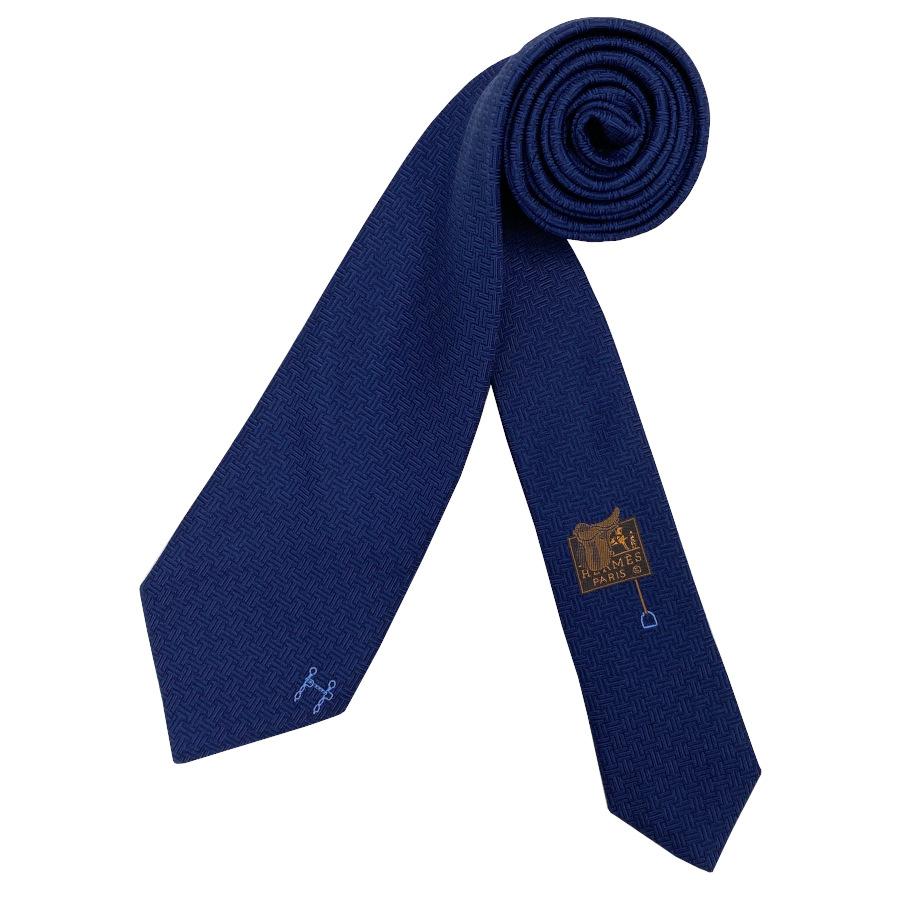 HERMES（エルメス） 【新品】 ネクタイ シルクツイルタイ7cm《テール