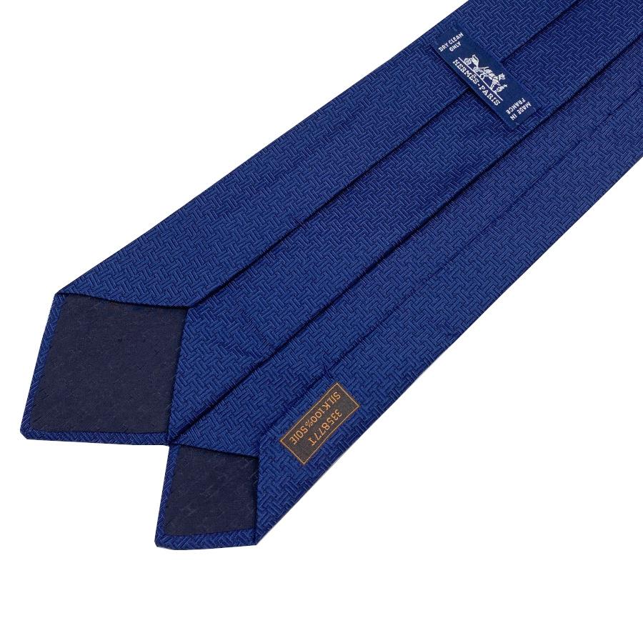 HERMES（エルメス） 【新品】 ネクタイ シルクツイルタイ7cm《テール